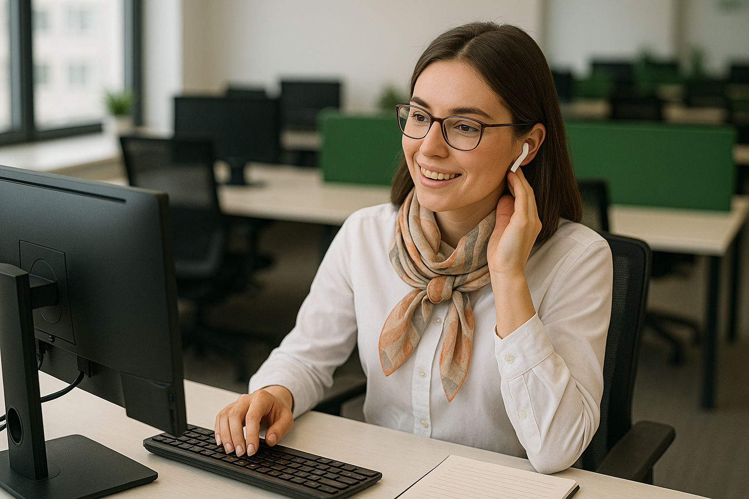 Professional Woman in Modern Office